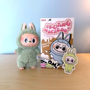 💚 AUTHENTIC NEW LABUBU The Monsters Exciting Macaron - Green Grape Sealed Box